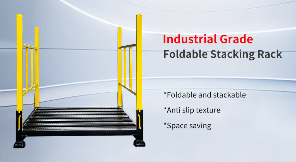 Portable Stack Racks: Heavy-Duty Collapsible Warehouse Storage - 优质钢材(images 11)