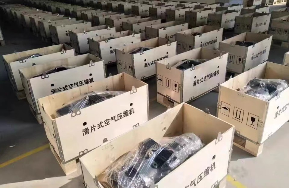 Packaging Powerhouse for Equipment: Steel Strap Wooden Cases &ndash; Fortify Protection for Vane Air Compressors - 仓储设备（images 1）