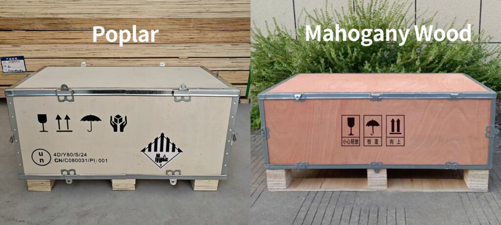 No Fumigation Steel-Strapped Wooden Crates