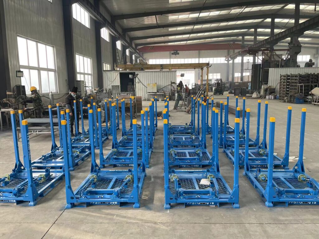 Precision Fit, Smart Protection for Power Cores &ndash; DongChuan Heavy Industry Engine-specific Stacking Racks, Guarding Precision Manufacturing - 仓储设备（images 1）