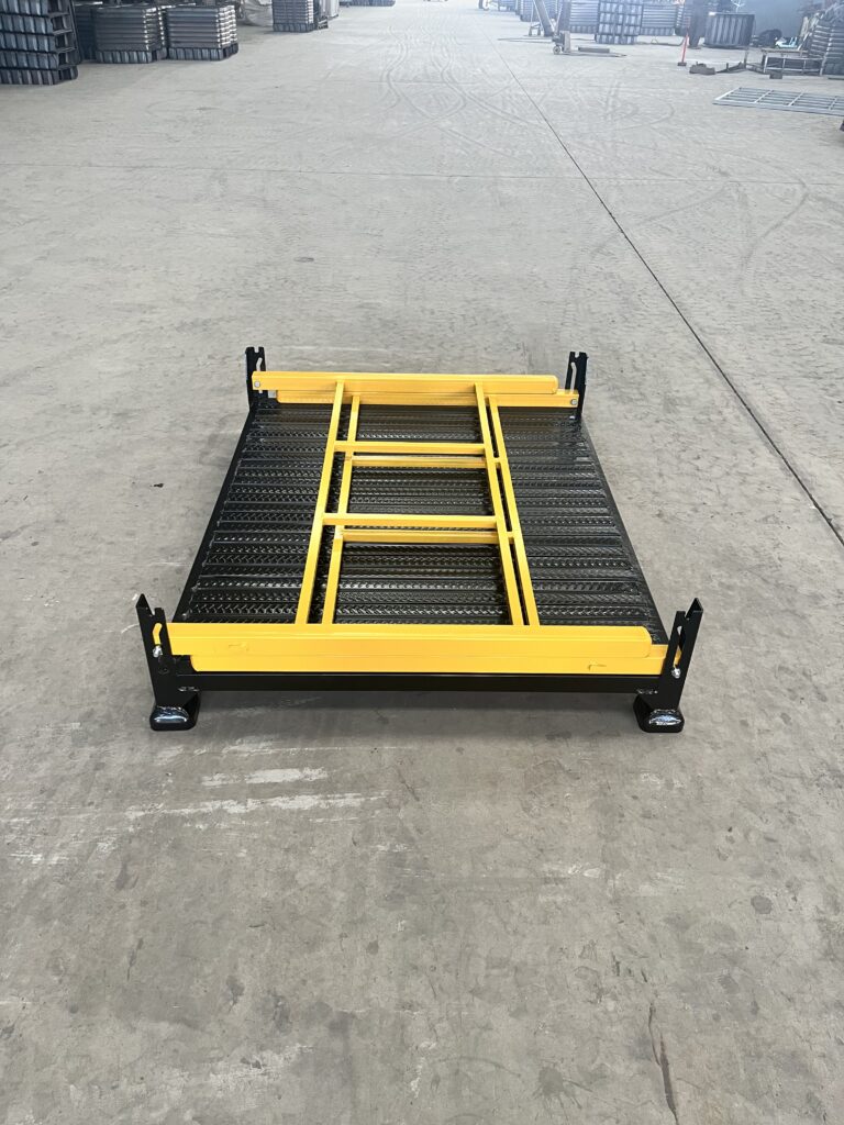 Warehouse Stackable Anti-Slip Collapsible Rack: Core Advantages - 优质钢材(images 2)