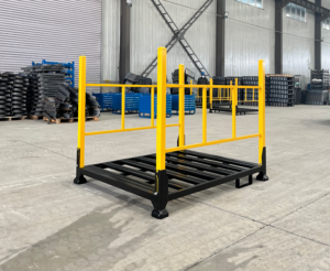 Warehouse Stackable Anti-Slip Collapsible Rack:...