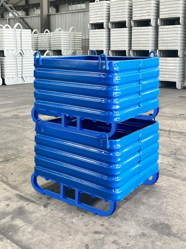 Stackable Steel Bins: Heavy-Duty Storage Built for Efficiency（images 1）