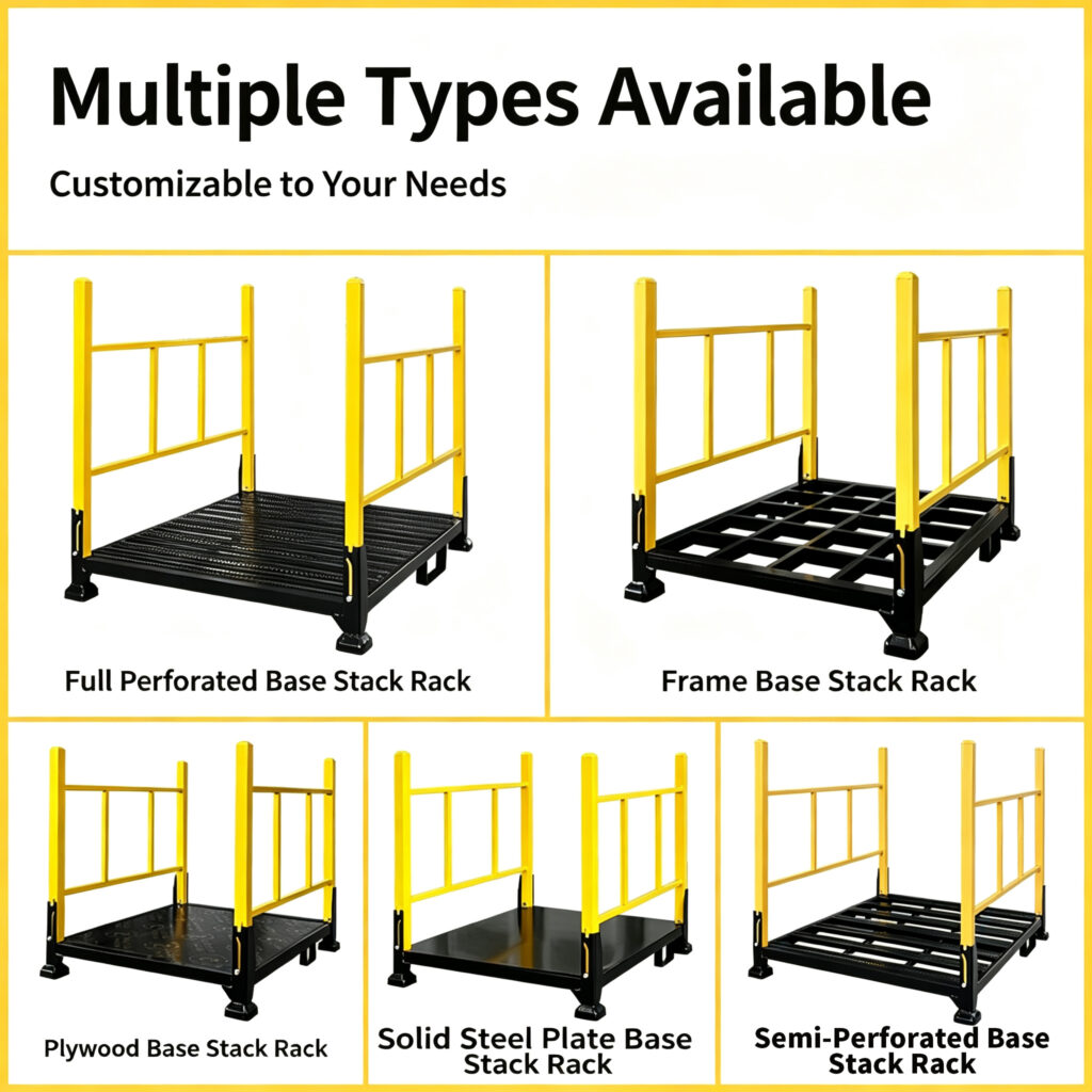 Heavy-Duty Stackable Post Pallet Racks – Custom Warehouse Storage Solution for Bulk Goods(images 1)