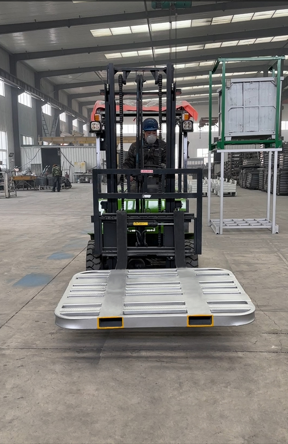 Rounded Corner Steel Pallet | Heavy Duty Galvanized Forklift Stackable Pallet(images 1)