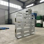 Rounded Corner Steel Pallet | Heavy Duty Galvanized Forklift Stackable Pallet