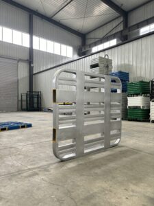 Rounded Corner Steel Pallet | Heavy Duty Galvan... Rounded Corner Steel Pallet | Heavy Duty Galvan...